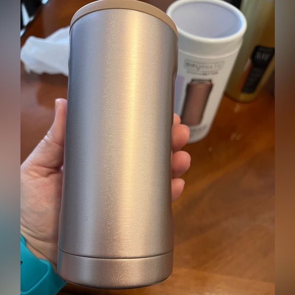 BrüMate Glitter Rose Gold Hopsulator Slim 12 oz slim cans NWT - Picture 5 of 5